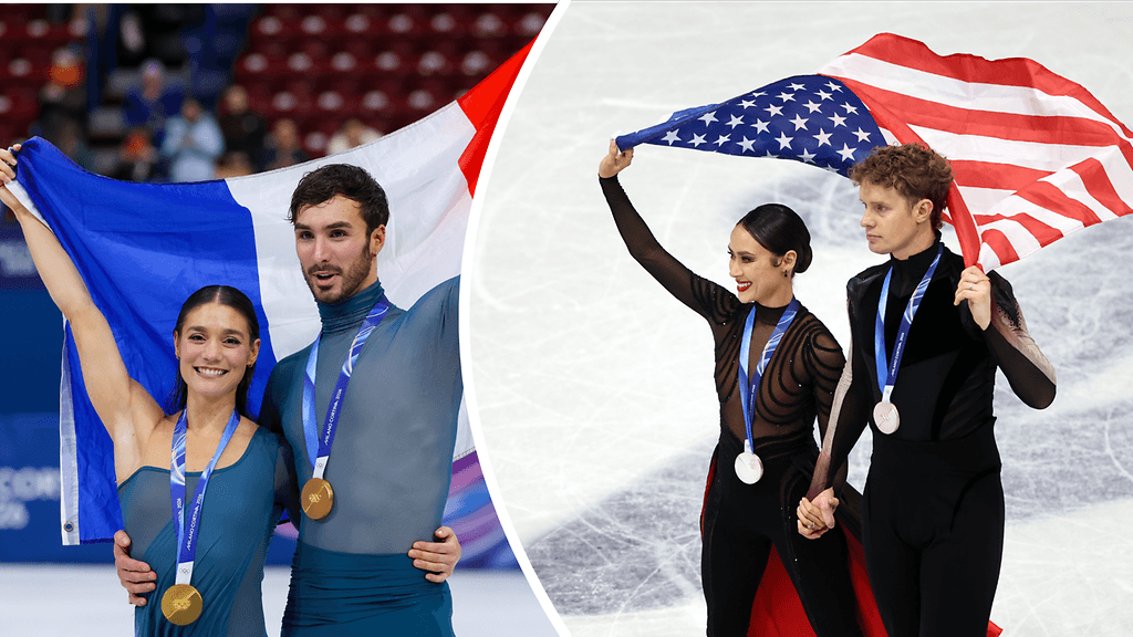 Ranskalaistuomari Jezabel Dabouisia syytetään kultaa voittaneen ranskalaisparin Laurence Fournier Beaudryn ja Guillaume Cizeronin suosimisesta.