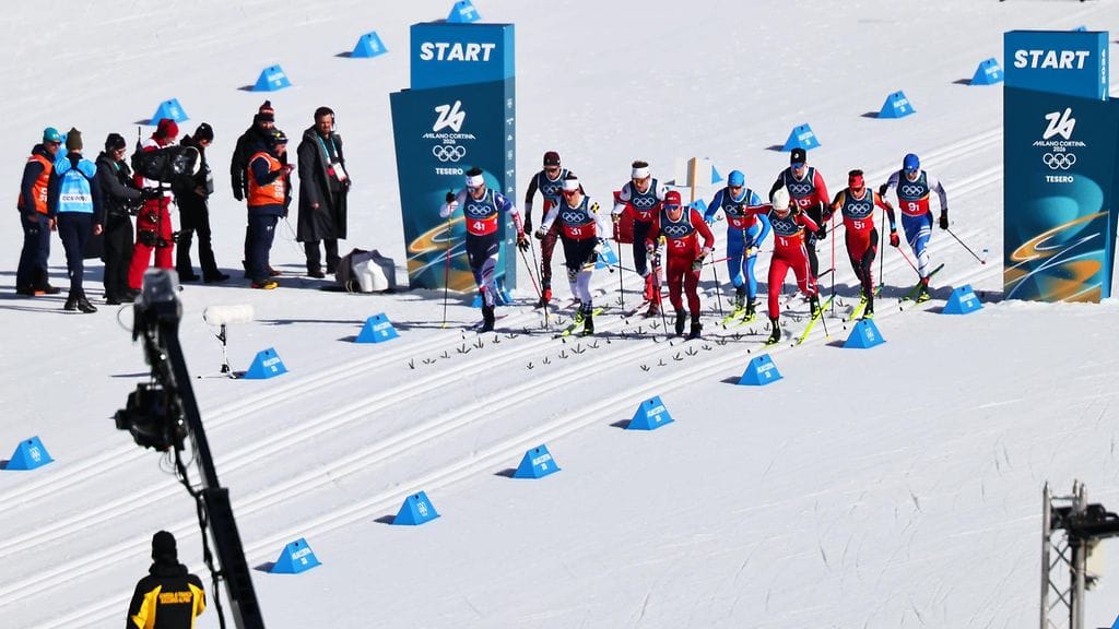 Miesten viestissä oli mukana vain kymmenen maata.