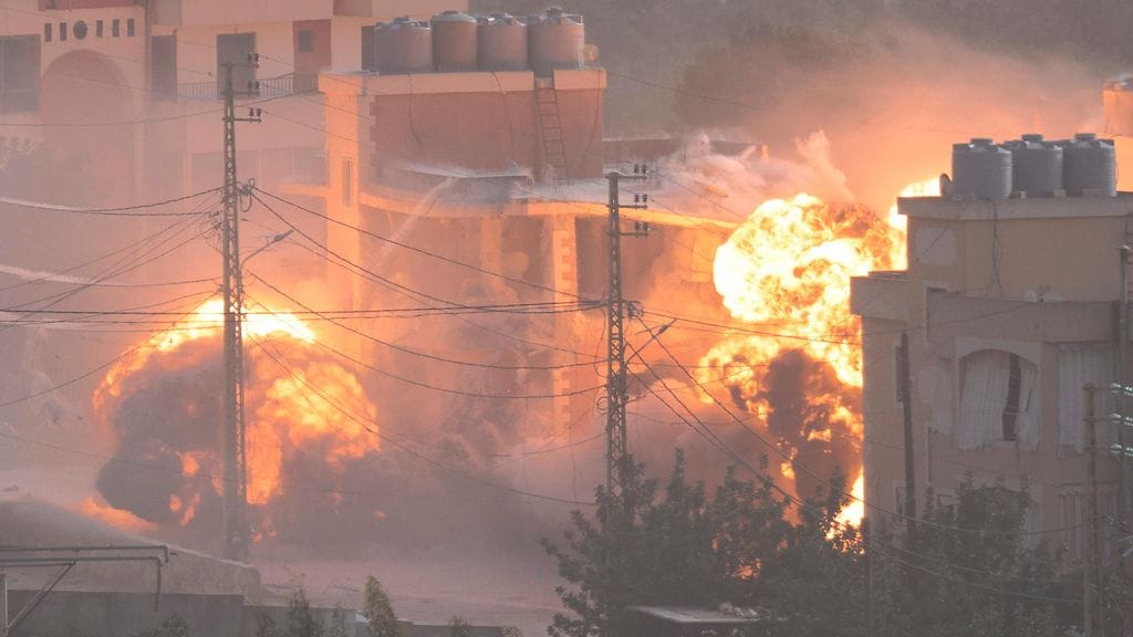 Israel on tehnyt alkuvuodesta useita iskuja Libanoniin. Kuva helmikuun 2. päivältä.