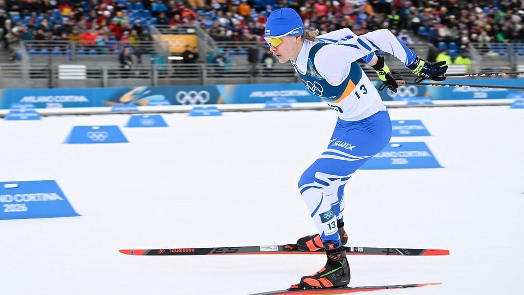 Wille Karhumaa hiihti rohkeasti.