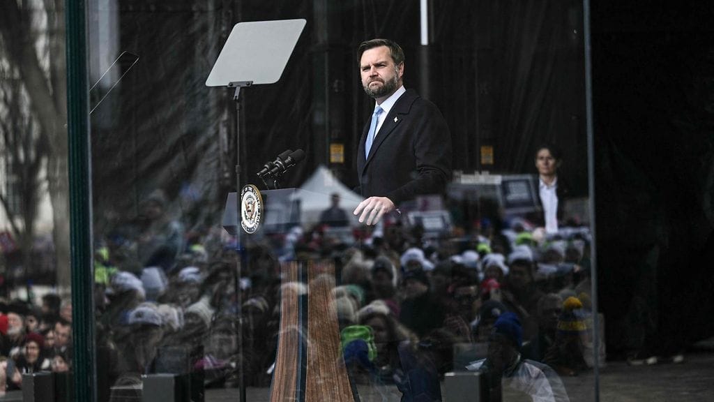 Yhdysvaltojen varapresidentti J. D. Vance 23. tammikuuta.