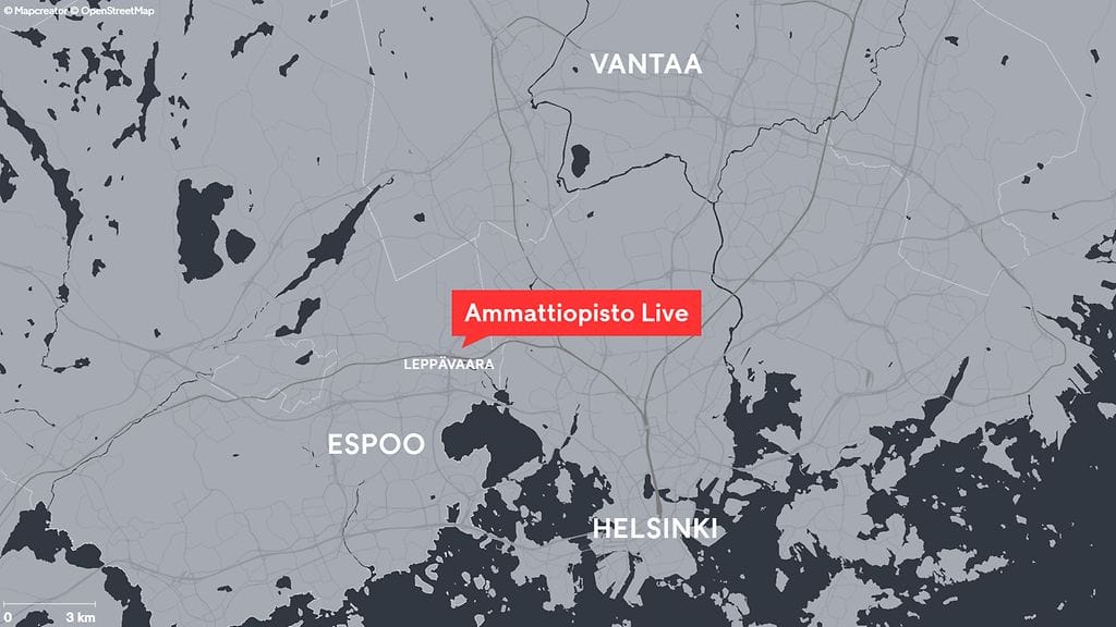 Oppilaitos sijaitsee Espoon Leppävaarassa.