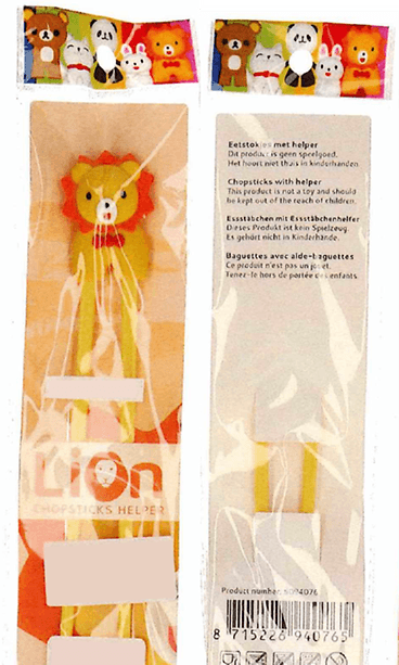 Takaisinveto koskee näitä syömäpuikkoja.