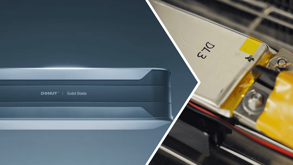 Donut Labin mukaan sen lanseeraama uuden sukupolven Donut Battery -akku mahdollistaa esimerkiksi pidemmän toimintasäteen.