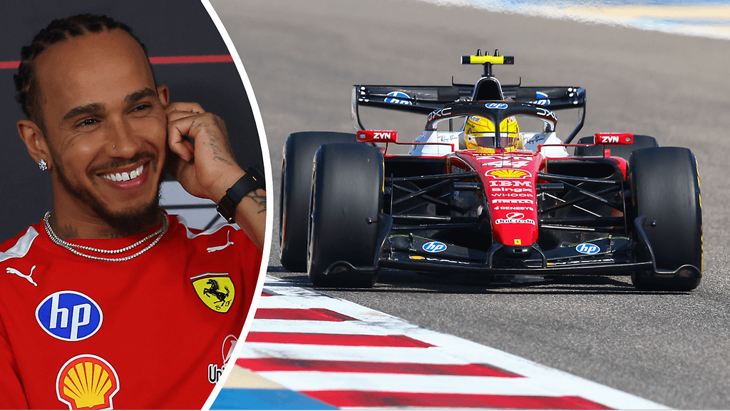 Lewis Hamiltonin Ferrarissa nähtiin torstaina takasiipiratkaisu, joka on puhuttanut F1-piireissä.