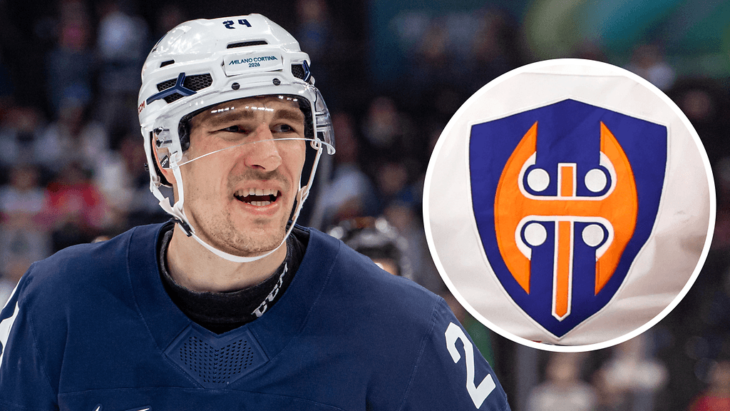 Justin Addamo pukee loppukaudeksi kirvestä.