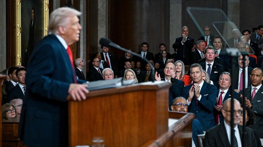 LK Trump valtakunnan tila puhe 2 250226