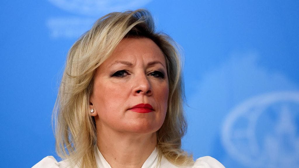 Ulkoministeriön tiedottaja Zaharova Moskovassa 20. tammikuuta.