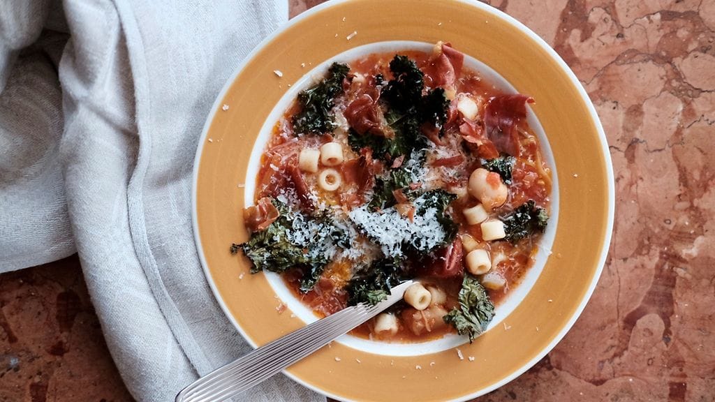 Testaa herkullinen minestronekeitto.