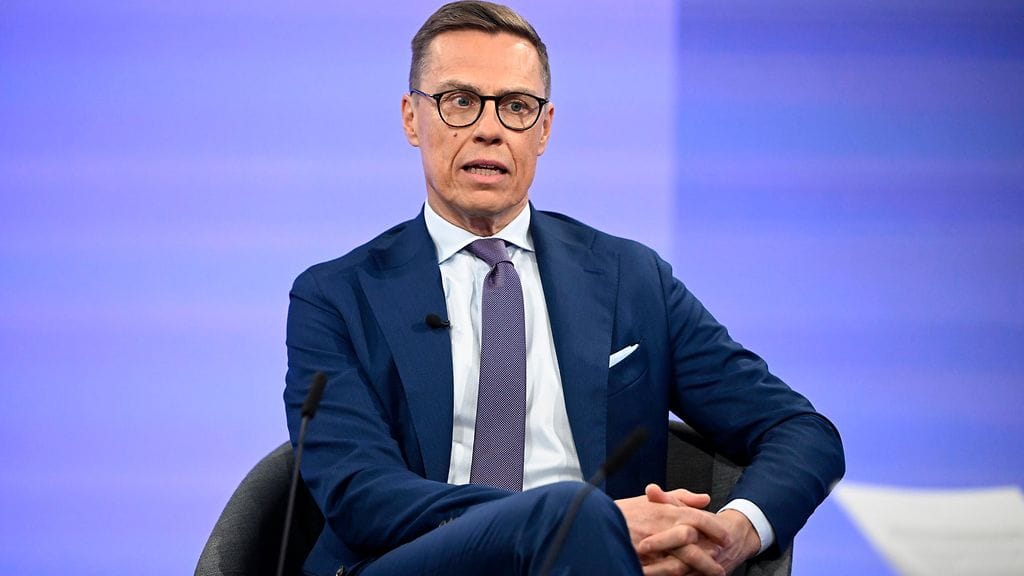 Presidentti Alexander Stubb Ylen Ykkösaamun vieraana Helsingissä lauantaina.