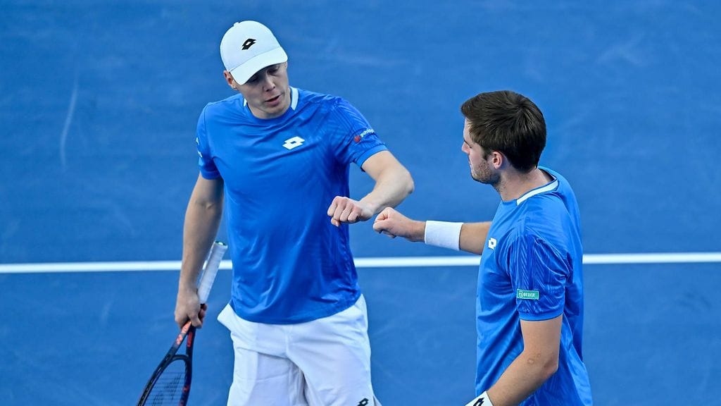 Harri Heliövaaran ja Henry Pattenin peli kulkee. Dubaissa tuli kauden kolmas ATP-turnausvoitto.