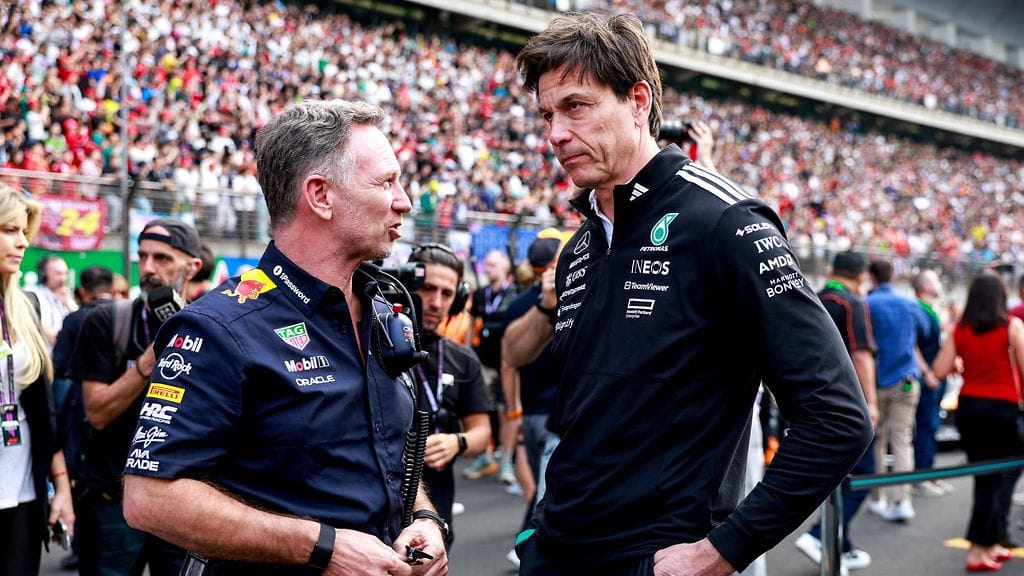 Christian Horner ja Toto Wolff ajoivat toisiaan ahtaalle ja eteenpäin.