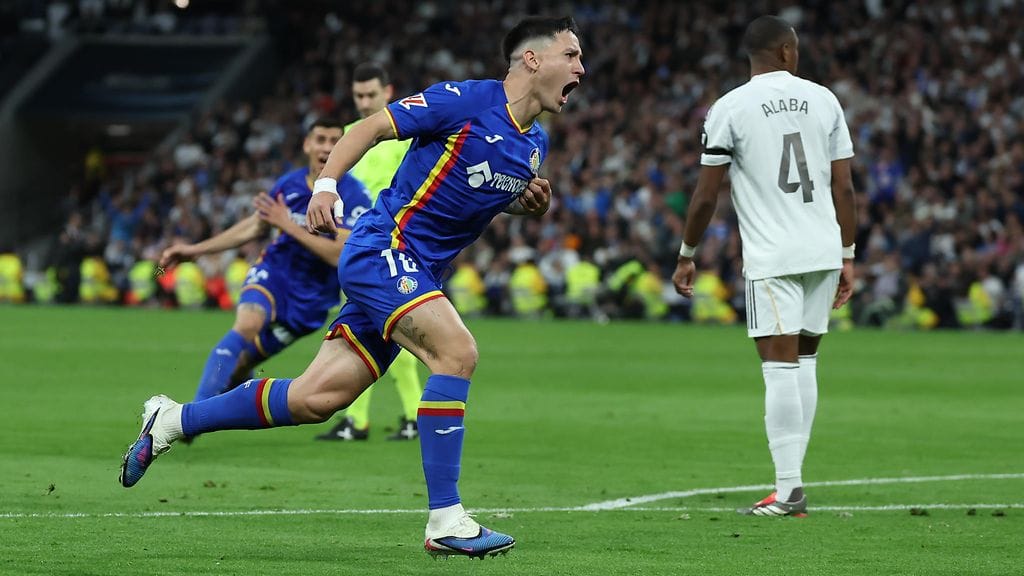 Getafe haki 1–0-yllätysvoiton Real Madridista.