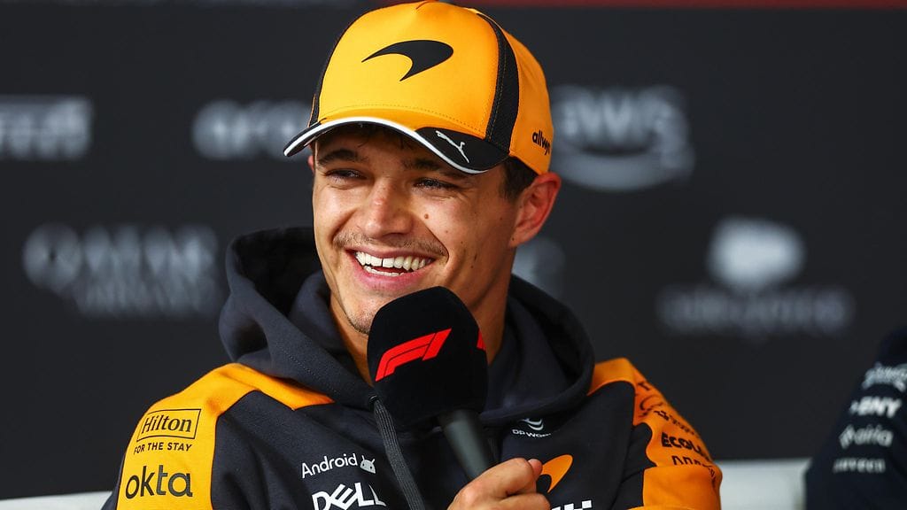 Lando Norris vakuutti Petteri Solbergin rallin jäärata-ajossa.