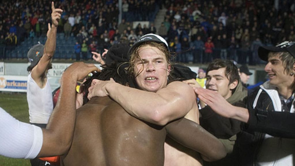 Inter juhlii mestaruutta 2008, kuva: Lehtikuva