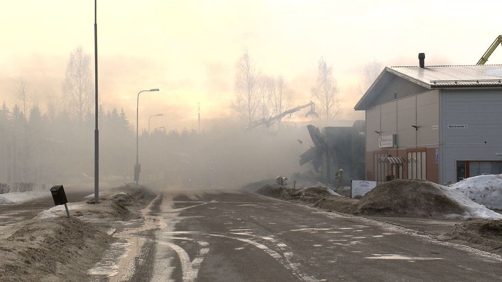 OMA: Tuusula, teollisuushallin tulipalo 4