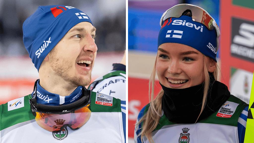 Ilkka Herola ja Minja Korhonen taistelevat voitosta.