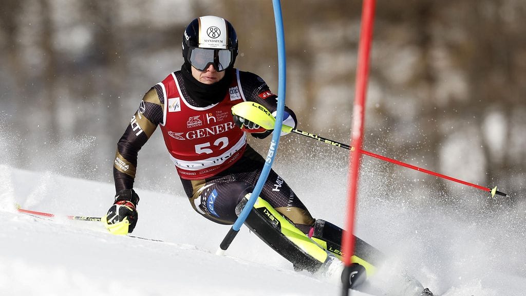 Jesper Pohjolainen oli 22:s Kranjska Goran maailmancup-pujottelussa.