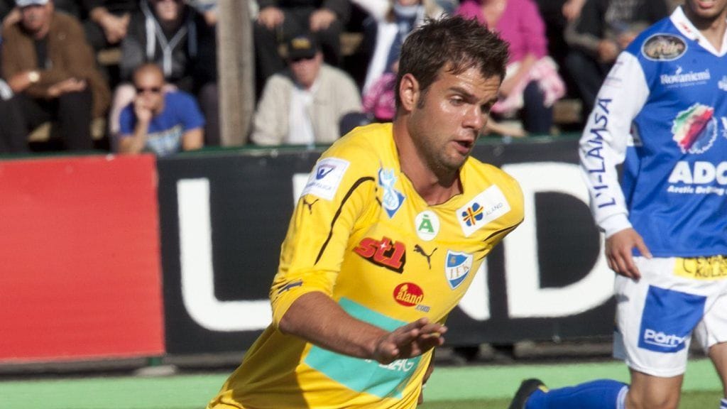 Aleksei Kangaskolkka pelasi Suomessa viimeksi IFK Mariehamnissa.