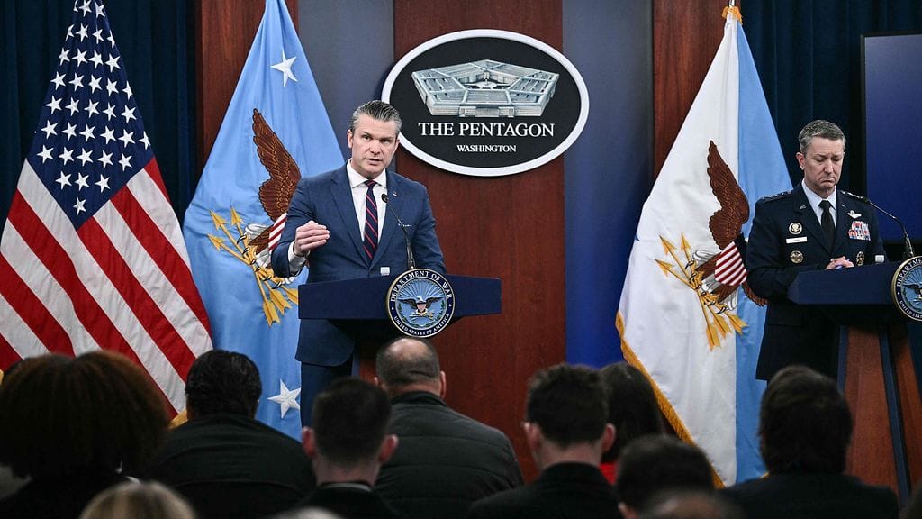 LK 12.3.2026 Yhdysvaltain puolustusministeri Pete Hegseth 2. maaliskuuta 2026. 5