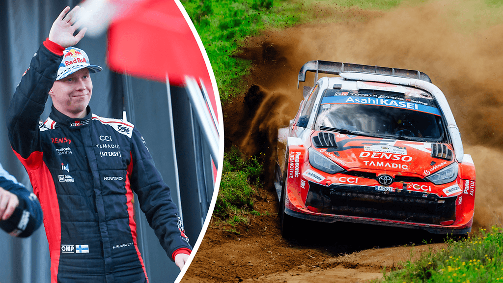 Kalle Rovanperä onnitteli ystäväänsä Takamoto Katsutaa.