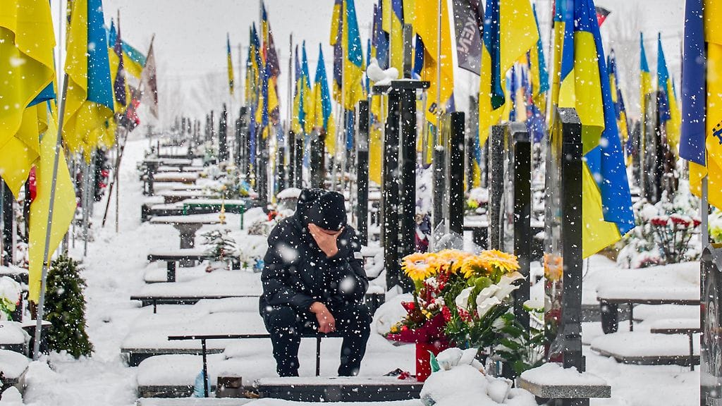 Arkistokuva ukrainalaiselta hautausmaalta.