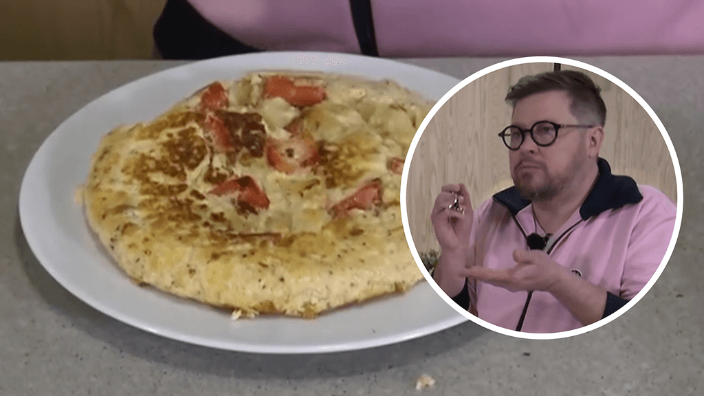 Janne Katajan espanjalaistyyliseen munakkaaseen tulee muun muassa perunaa.