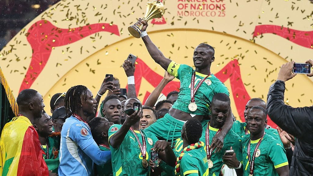 Senegal juhli Afrikan mestaruutta tammikuussa. Pokaalia nosteli kapteeni Sadio Mané.