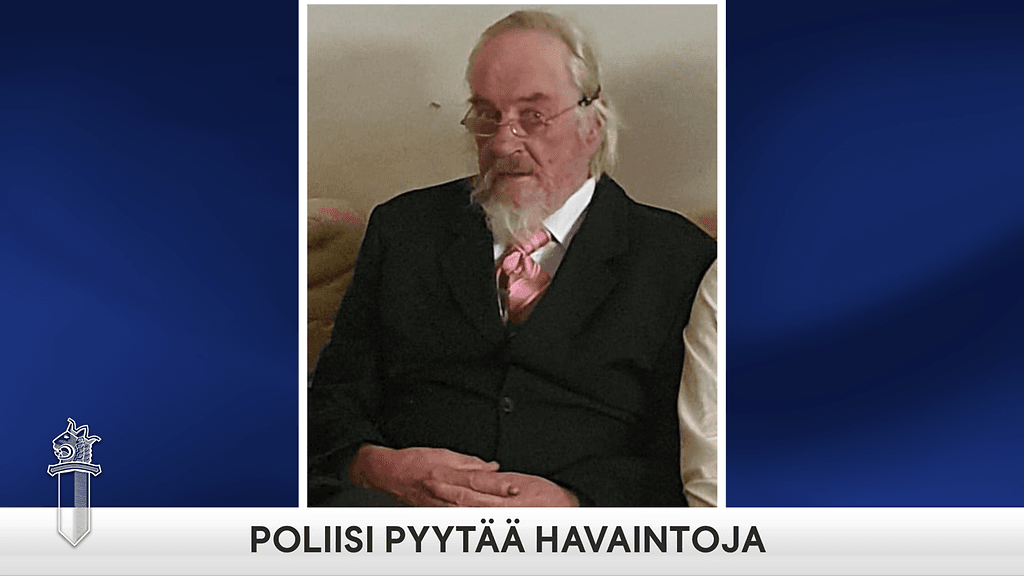 Oletko nähnyt tätä miestä? Ilmoita poliisille!