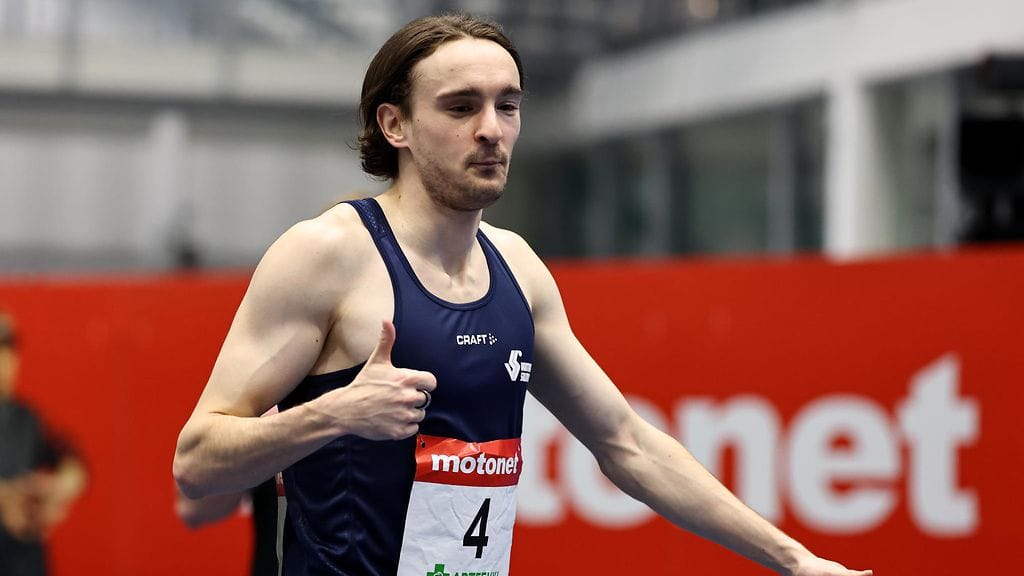 Riku Illukka SM-hallikisoissa viime helmikuussa.