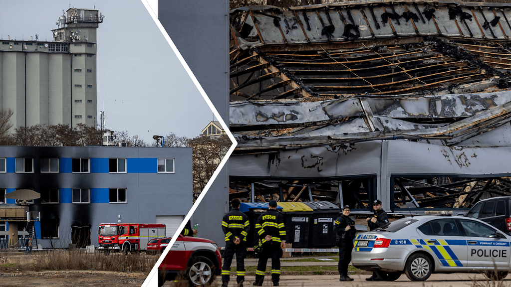 Tulipalo syttyi LPP Holding -yhtiön varastorakennuksessa Pardubicen kaupungissa maan keskiosassa.