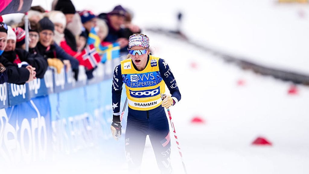 Jessie Diggins varmisti maailmancupin voiton perjantaina.