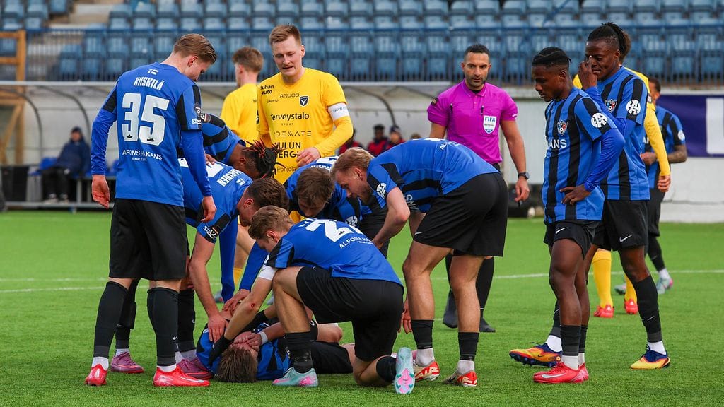 Interin avausmaalin tehnyt Ilari Kangasniemi koki kovia liigacupin finaalissa AC Oulua vastaan.