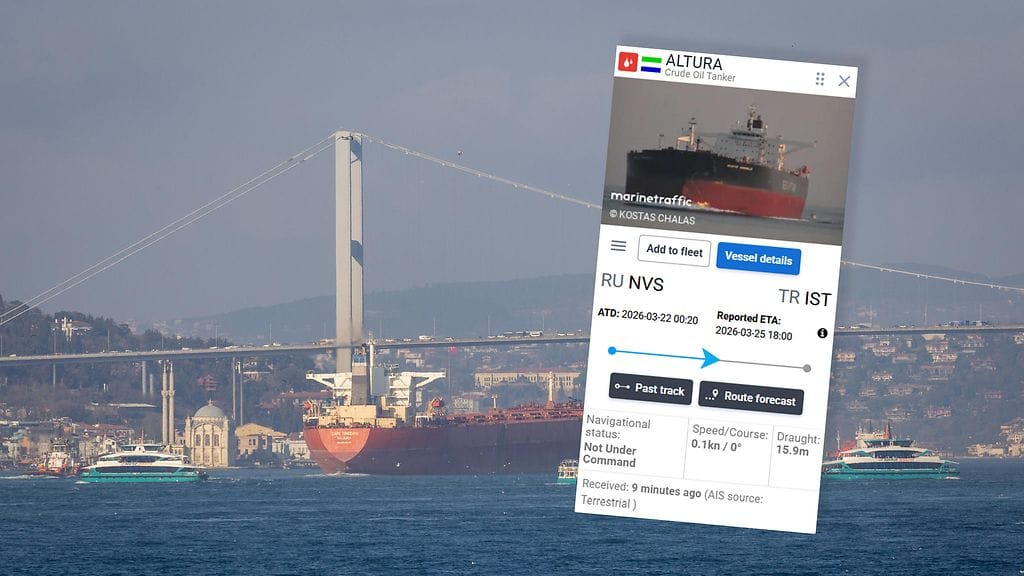 Kuvakaappaus Marinetraffic-sivustolta.