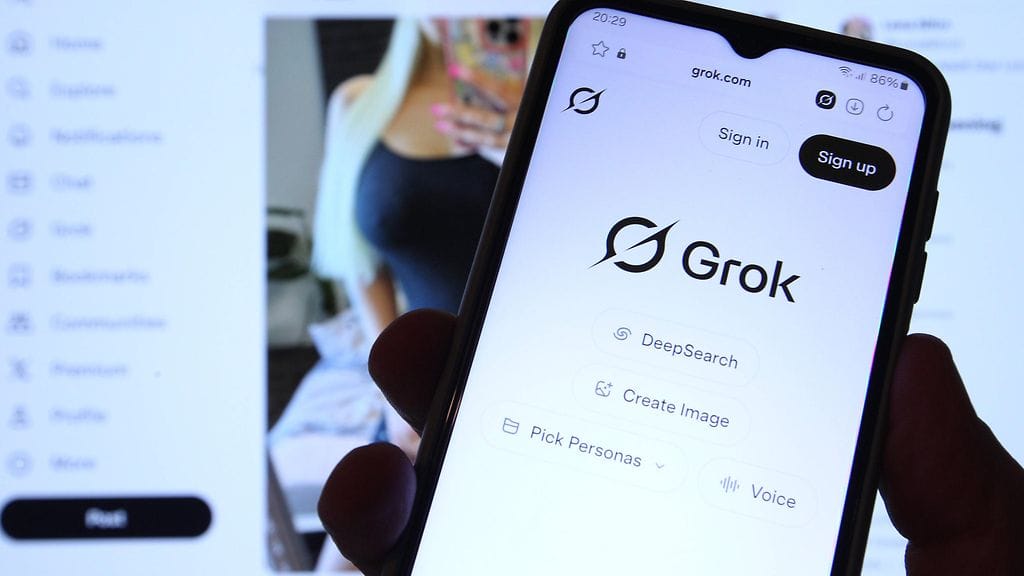 EU-komissio käynnisti tammikuussa tutkinnan pikaviestipalvelu X:ään kytkeytyvän Grok-tekoälyn luomista alastonkuvista.