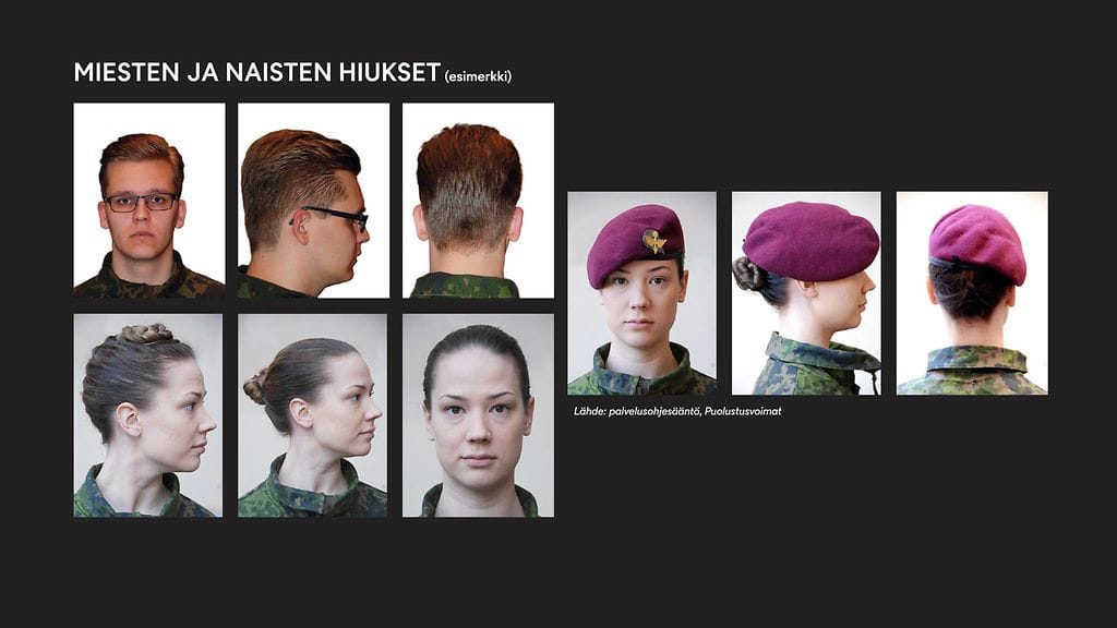 2703 - Puolustusvoimat hiukset