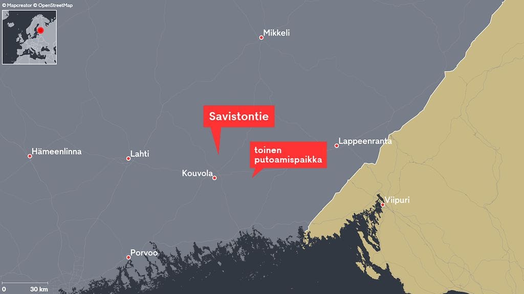 2903, savistontie, kouvola, kartta