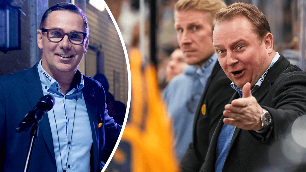 Lukon toimitusjohtajan Rafael Eerolan (vas.) mukaan kauden pettymystä on käyty läpi päävalmentaja Tomi Lämsän kanssa.