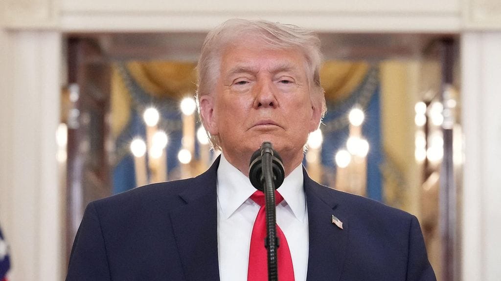 Donald Trump piti puheen varhain torstaiaamuna Suomen aikaa.