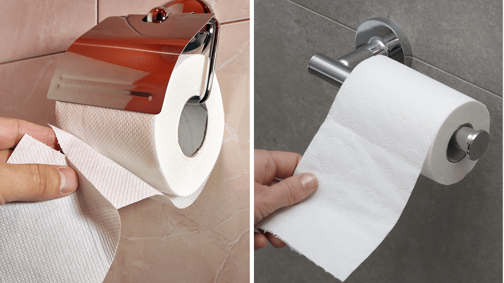 Ala- vai yläkautta? Vessapaperirullan asettelu jakaa mielipiteet.