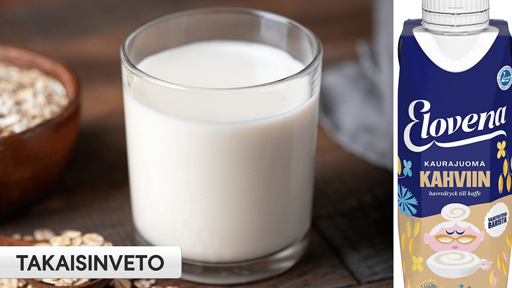 Kaurajuomaa vedetään myynnistä. Isompi kuva kuvituskuva.