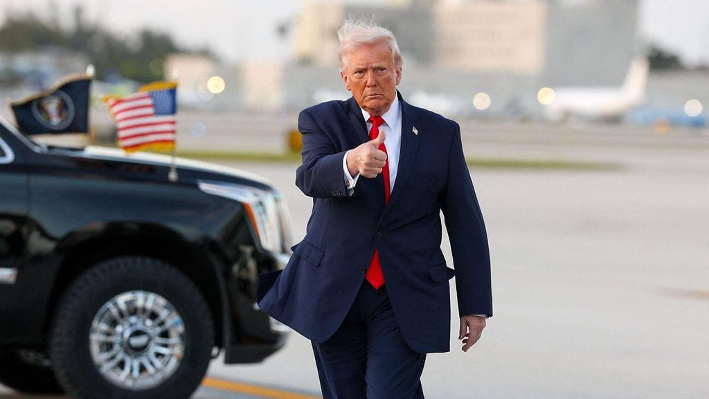 Donald Trump Miamissa 11. huhtikuuta 2026.