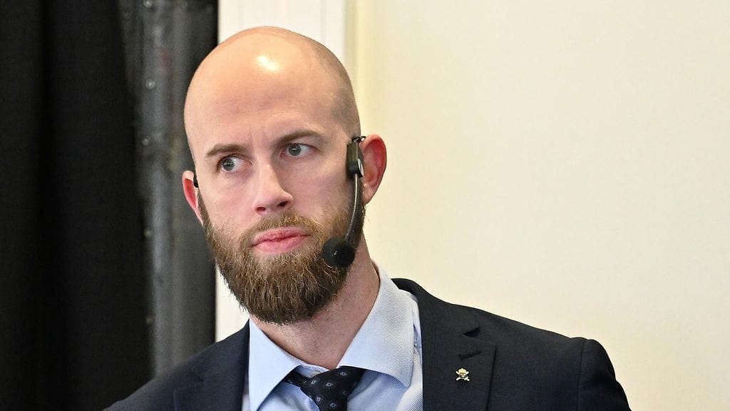 Ruotsin väestönsuojeluministeri Carl-Oskar Bohlin.