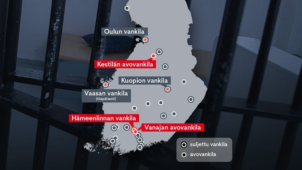 Suomessa on tällä hetkellä kolme naisille tarkoitettua vankilaa, Hämeenlinnan suljettu vankila ja Kestilän sekä Vanajan avovankilat. Naisvankeja on sijoitettu myös Oulun ja Kuopion sekä tilapäisesti myös Vaasan suljettuihin vankiloihin.