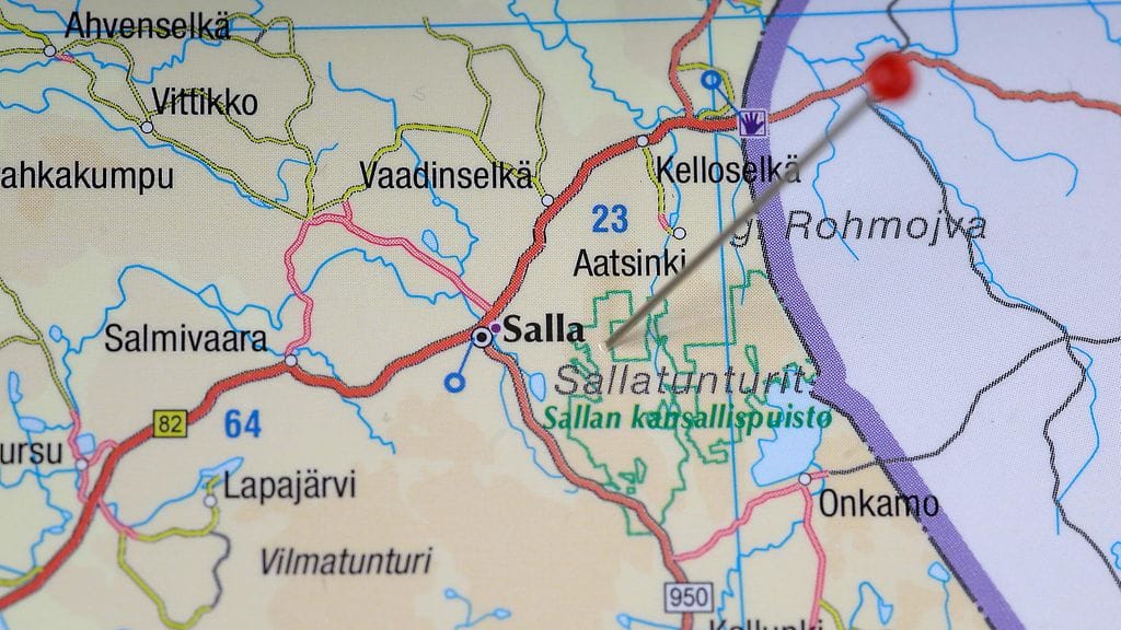 Sallassa löytyi kranaatti noin 250 metrin päässä valtakunnan rajasta.