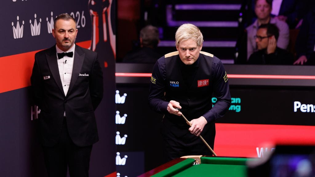 Neil Robertson avasi MM-kisansa keskiviikkona. Hän on vuoden 2010 maailmanmestari.