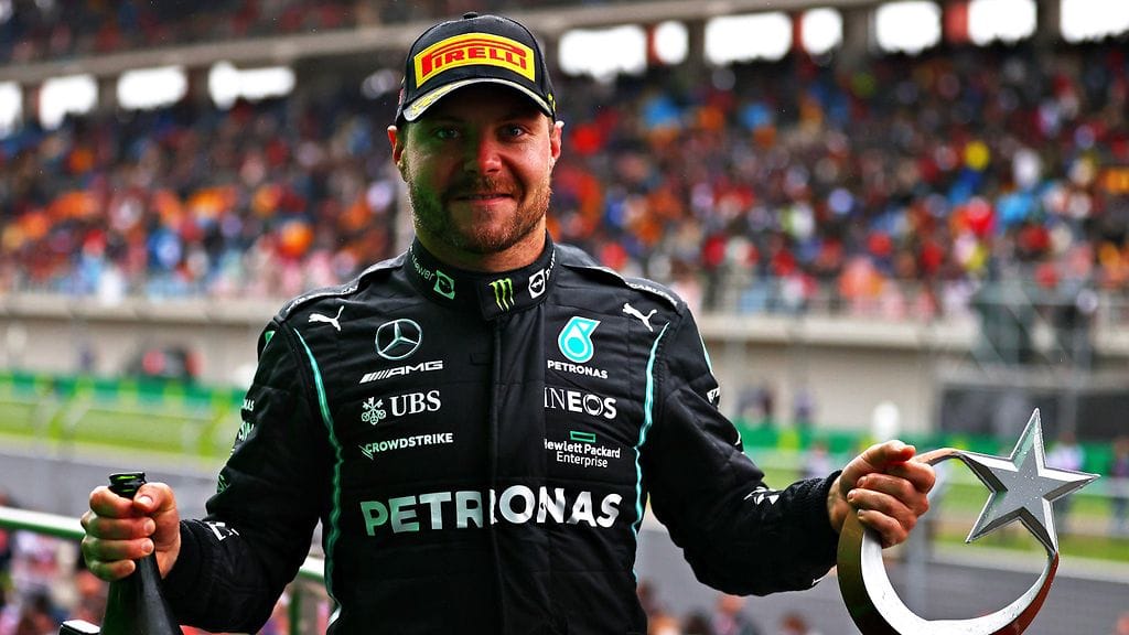 Valtteri Bottas on edellisen, lokakuussa 2021 ajetun Turkin GP:n voittaja.