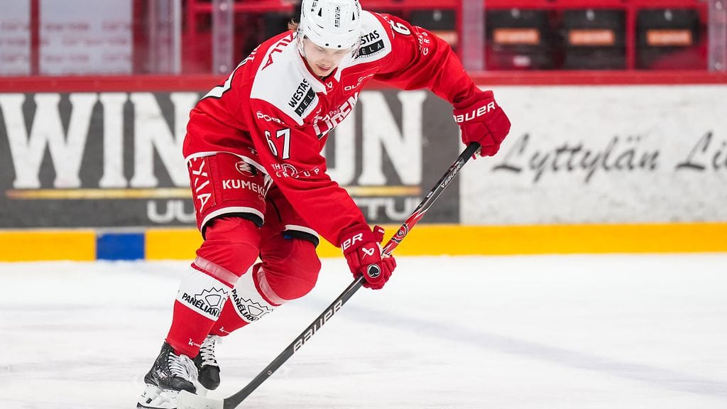 Kasper Puutio teki päättyneellä kaudella Porissa 48 ottelussa viisi maalia ja antoi 17 syöttöä.