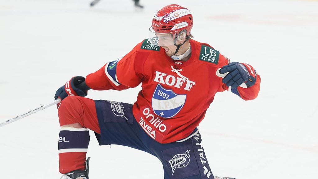 Eetu Koivistoinen on pelannut SM-liigaa aiemmin Lukossa ja HIFK:ssa. Kuva tammikuulta 2024.