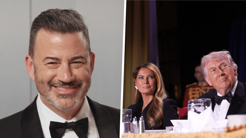 Jimmy Kimmel parodioi lauantain Valkoisen talon illallisia etukäteen.